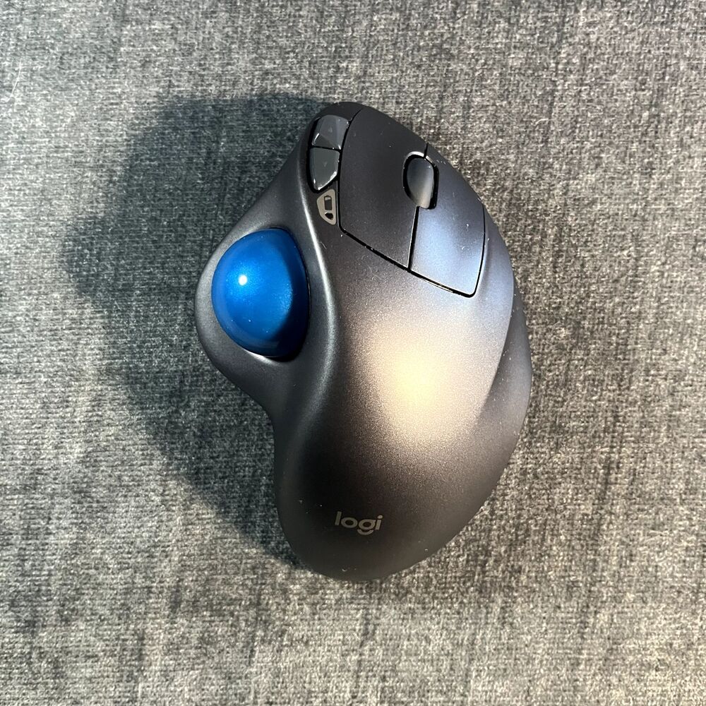 Logitech M570 Wireless Trackball Mouse W/ USB Receiver Dongle TESTED